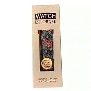 Watch Band 38mm. Printed Silicone